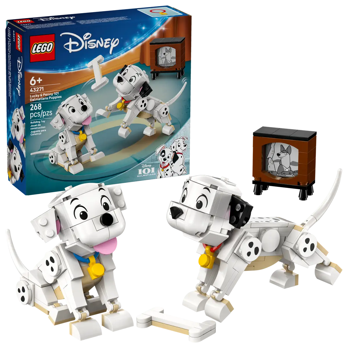 Lego Disney  – Lucky Y Penny Cachorros De 101 Dálmatas (43271)